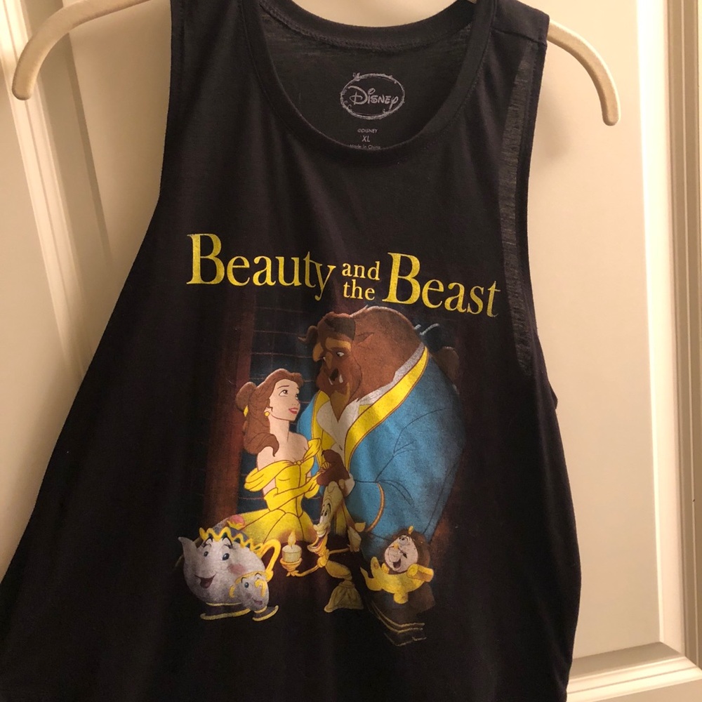 beauty and the beast tank top